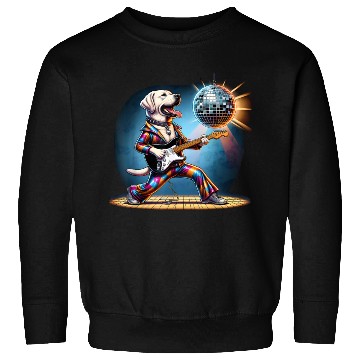 Discover Disco Labrador Retriever dog Sweatshirts