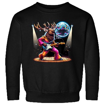 Discover Disco Ball Guitar Elk Sweatshirts