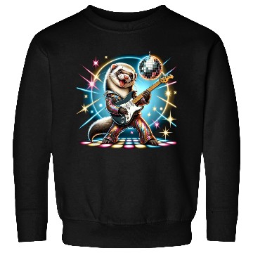 Discover Disco Ball Guitar Ferret Sweatshirts