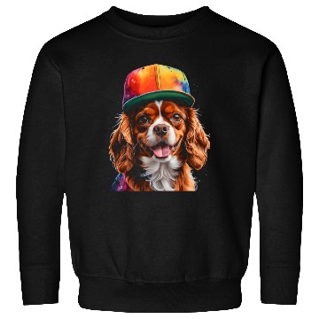 Discover Cavalier Charles Spaniel Snapback Graphic Sweatshirts