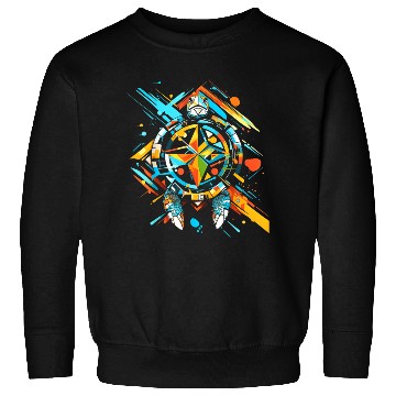 Discover Turtle Animal Graphic Artwork Sweatshirts