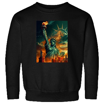 Discover Statue of Liberty in New York USA Sweatshirts