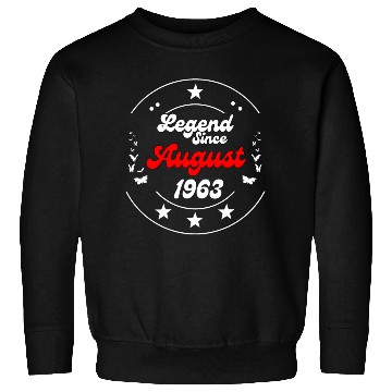 Discover August 1963 Birthday Since Premium Sweatshirts