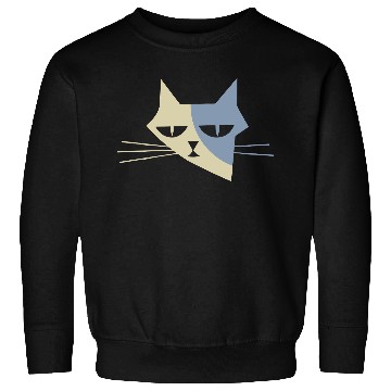 Discover Cat portrait - Catastrophic face no.1 Sweatshirts