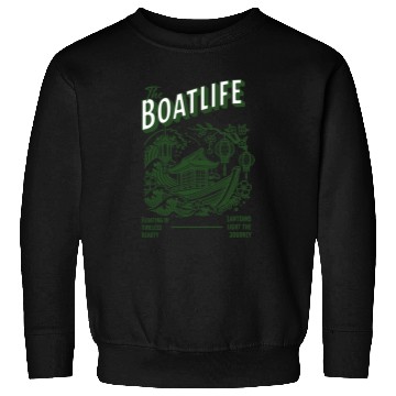 Discover Sakura Serenity Boat Sweatshirts