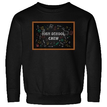 Discover High School Crew First Chalkboard Sweatshirts