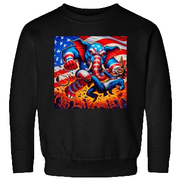 Discover Beat Down the Democrats - Trump Sweatshirts