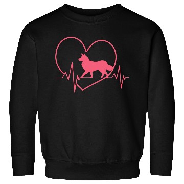 Discover Border Collie Dog Heartbeat Border Collie Lover Sweatshirts