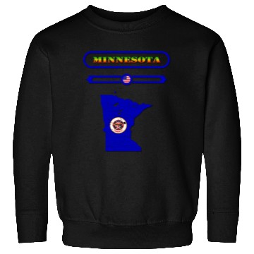 Discover MINNESOTA MAP, MINNESOTA, USA. SAMER BRASIL Sweatshirts