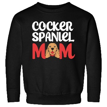 Discover Cute Dog Lover Brown Cocker Spaniel Mom Sweatshirts