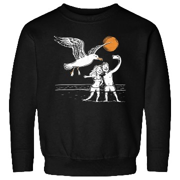 Discover Seagull Surprise: The Ultimate Beach Photobomb Sweatshirts