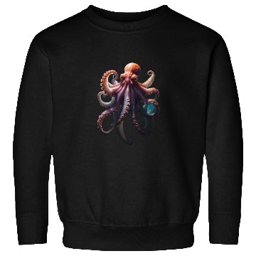 Discover Ethereal octopus tentacle poses in dramatic light Sweatshirts