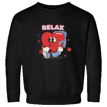 Discover Red Love Retro Sweatshirts