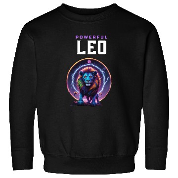 Discover Astrology Leo a Powerful Lion Sweatshirts