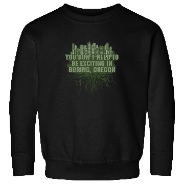 Discover Dont Need to Be Exciting in Boring Oregon Pun Wisc Sweatshirts