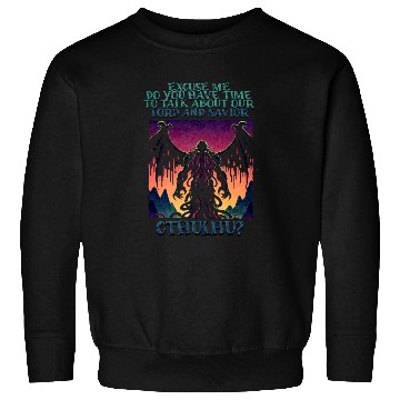 Discover Lord & Savior Cthulhu Cult Lovecraft Necronomicon Sweatshirts