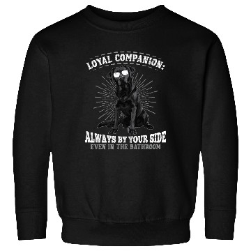 Discover Black Labrador Loyal Companion Labrador Lovers Sweatshirts