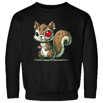 Discover scary zombie squirrel for Halloween fun Sweatshirts