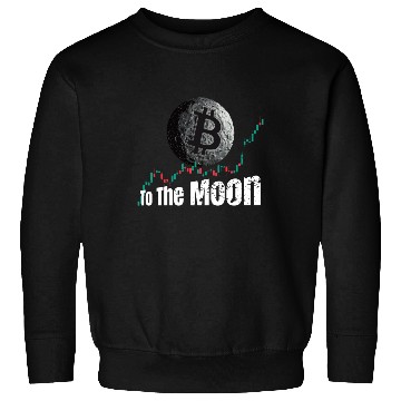 Discover Bitcoin Chart To The Moon Sweatshirts