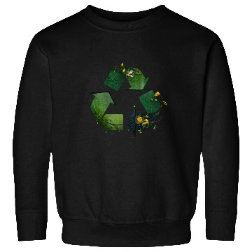 Discover recycling icon Sweatshirts