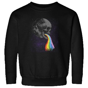 Discover Skull Design with Rainbow. Concert Festival Sweatshirts