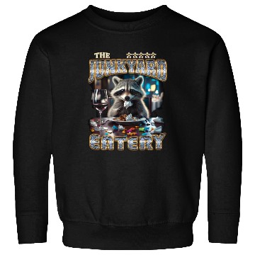 Discover The Junkyard Eatery Funny Raccoon Bootleg Sweatshirts