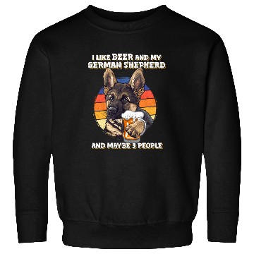 Discover Shepherd Dog LIKE BEER AND GERMAN SHEPHERD Sweatshirts