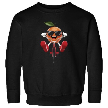 Discover Mandarin Cycling On Bike Realistic Sweatshirts