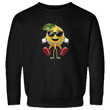 Discover Lemon Cycling On Bike Realistic Sweatshirts