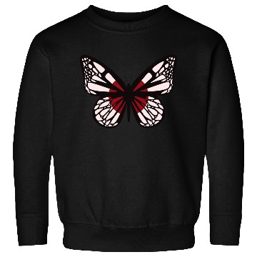Discover Japanese Butterfly Lover Funny Design Sweatshirts