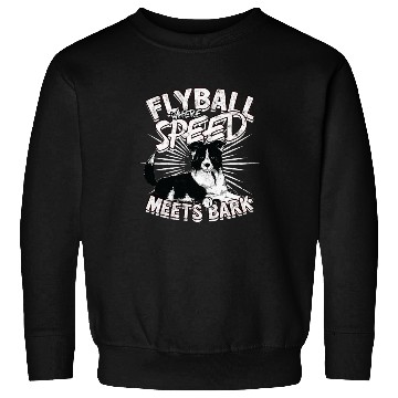 Discover Flyball Where Speed Meets Bark Border Collie Dog Sweatshirts