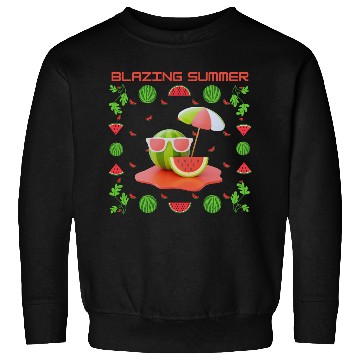 Discover Blazing Watermelon Summer Sweatshirts