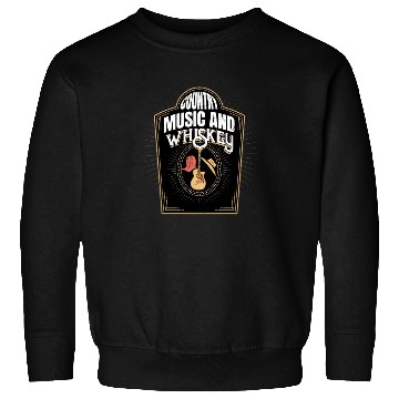 Discover Country Music & Whiskey Cowboy Western Sweatshirts
