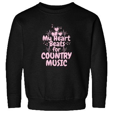 Discover My Heart Beats for Country Music Cowboy Western Sweatshirts