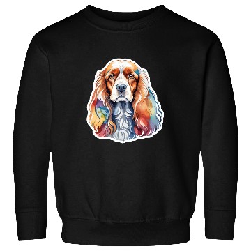 Discover American Cocker Spaniel Watercolor Sweatshirts
