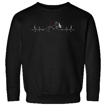 Discover Mountain heartbeat sun Sweatshirts