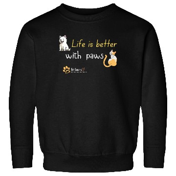 Discover 'Life is Better with Paws' Sweatshirts
