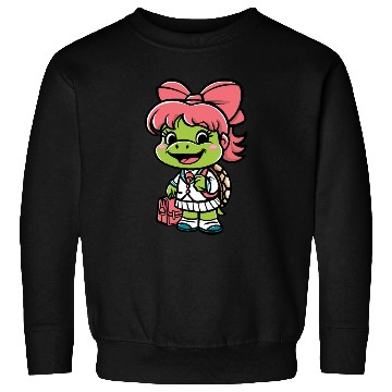Discover School Girl Turtle Sweatshirts