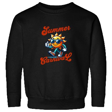 Discover Sun Mascot Character Summer Sweatshirts