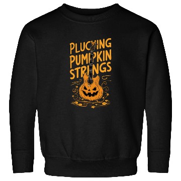 Discover musical pumpkin autumn vibes spooky guitar autumn Sweatshirts