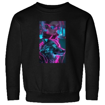 Discover wolf AI gerl Sweatshirts