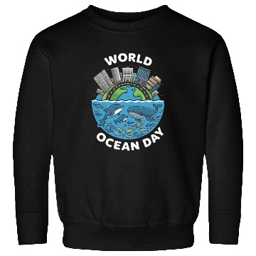 Discover world ocean day Sweatshirts