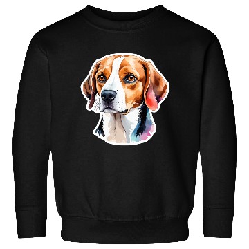 Discover Beagle Watercolor Sweatshirts