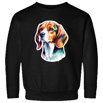 Discover Beagle Watercolor Sweatshirts