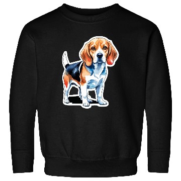 Discover Beagle Watercolor Sweatshirts