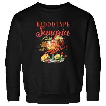 Discover Cocktail Bartender Blood Type Sangria Sweatshirts