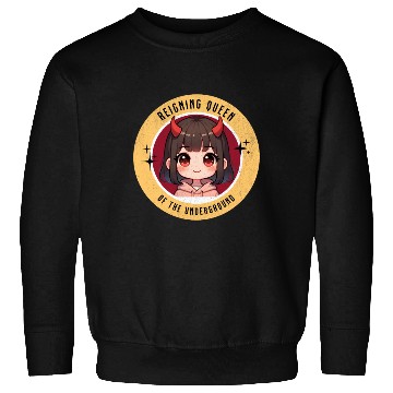 Discover Queen of underground mean girl cute kawaii design Sweatshirts
