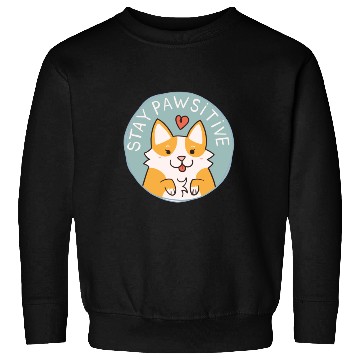 Discover Corgi Pawsitive Badge Sweatshirts