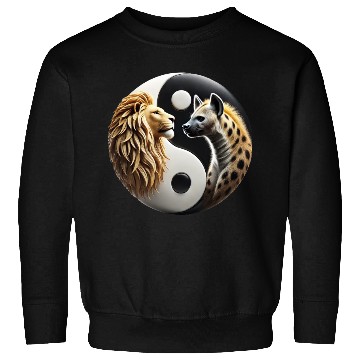 Discover Lion & Hyena - Yin-Yang Sweatshirts