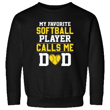 Discover Softball Dad Funny Daddy Father's Day Sweatshirts